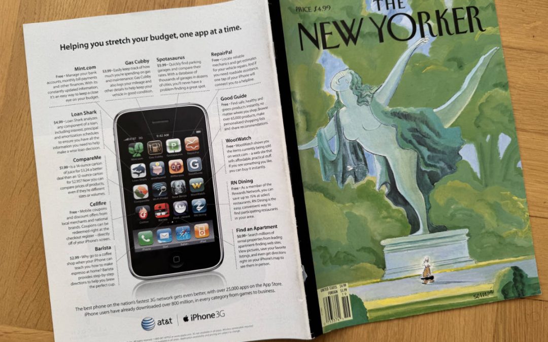 CompareMe Apple Ad at New Yorker May 04 2009