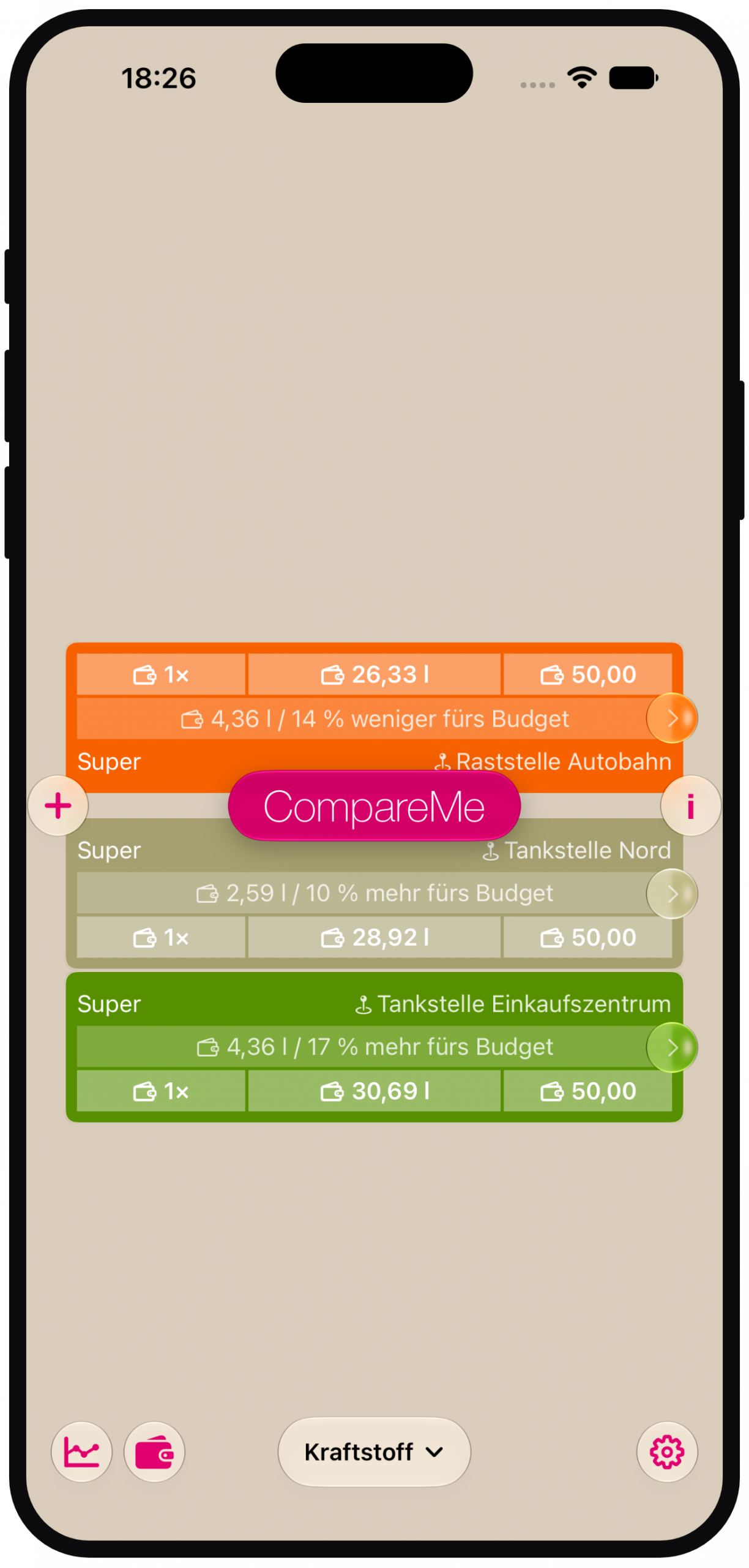 iphone-6.9_screen03 CompareMe 4.0 Geldbeutel-Modus - iPhone